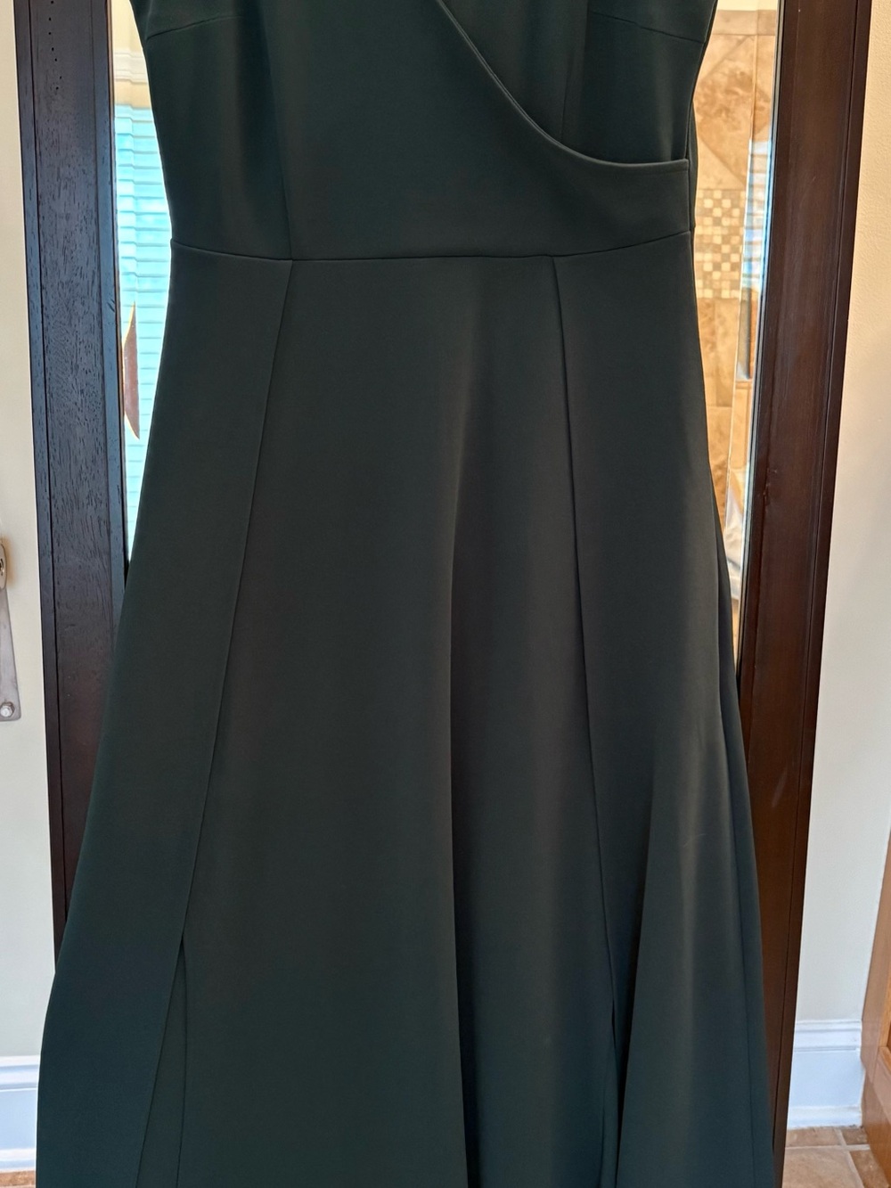 Dark Green Women’s Flared Skirt